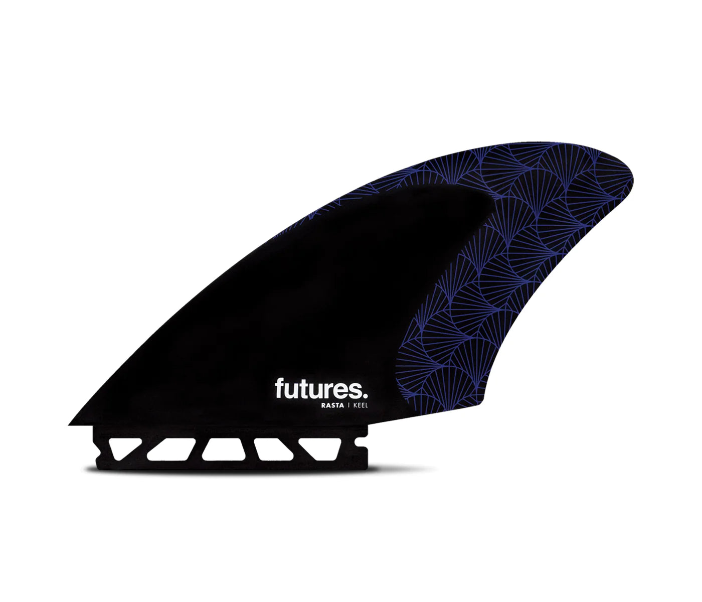 surfboard fins with stable base for improved speed-Futures Rasta Twin Keel Surfboard Fins