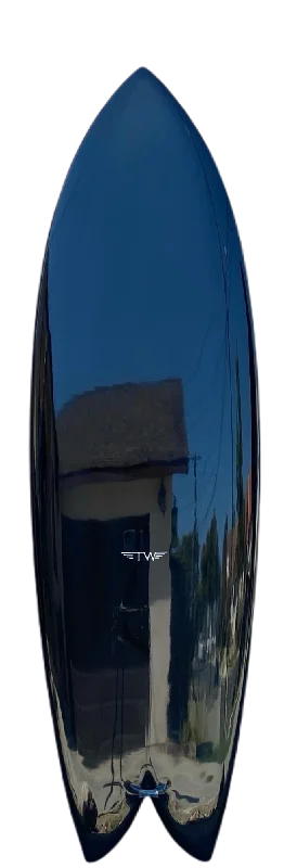 surfboards for tight, controlled turns-Tyler Warren | Dream Fish 5'8" Deep Black Surfboard