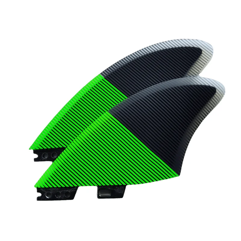 surfboard fins with unique shapes for speed-Pryde Twin Keel Fish fins Fiberglass Honeycomb (FCSII & Futures)