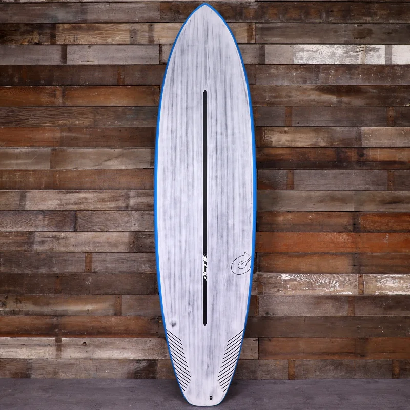 surfboards with innovative materials for strength and flexibility-Torq BigBoy 23 ACT 7'2 x 22 ¾ x 3 Surfboard - Blue Rails