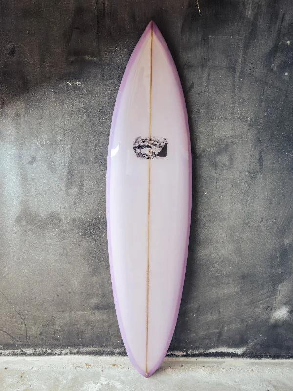 surfboards with durable, impact-resistant finishes-Andrew Kidman | 6’10" Big Sky Limited Single Light Purple Surfboard