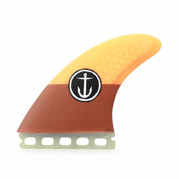 surfboard fins for easy removal and adjustments-Captain Fin Large Thruster Single Tab