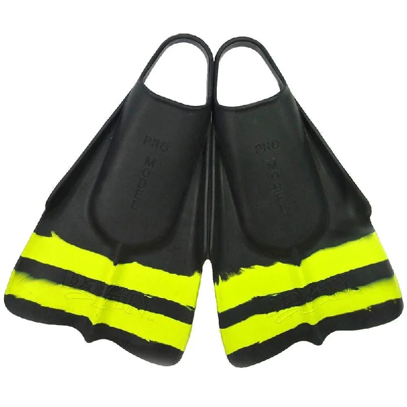 surfboard fins for all-around performance-DaFin Swim Fins - Slyde - Black & Yellow