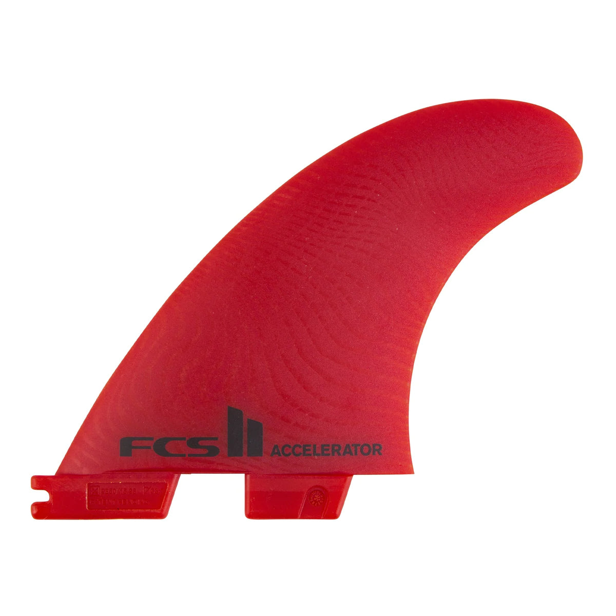 surfboard fins for greater flex and speed-FCS II Accelerator Neo Glass Red Tri Set