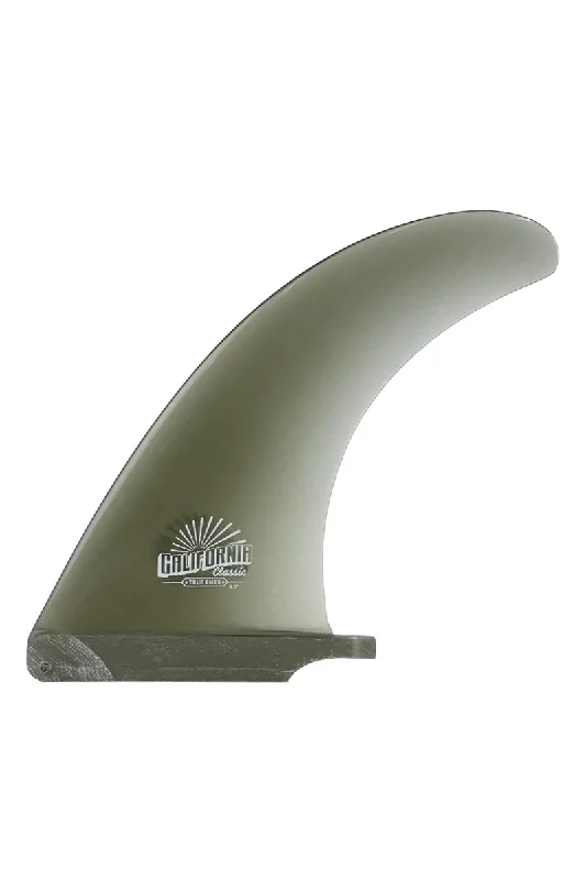 surfboard fins for tight turns and quick maneuvers-True Ames 7.0" California Classic - Smoke