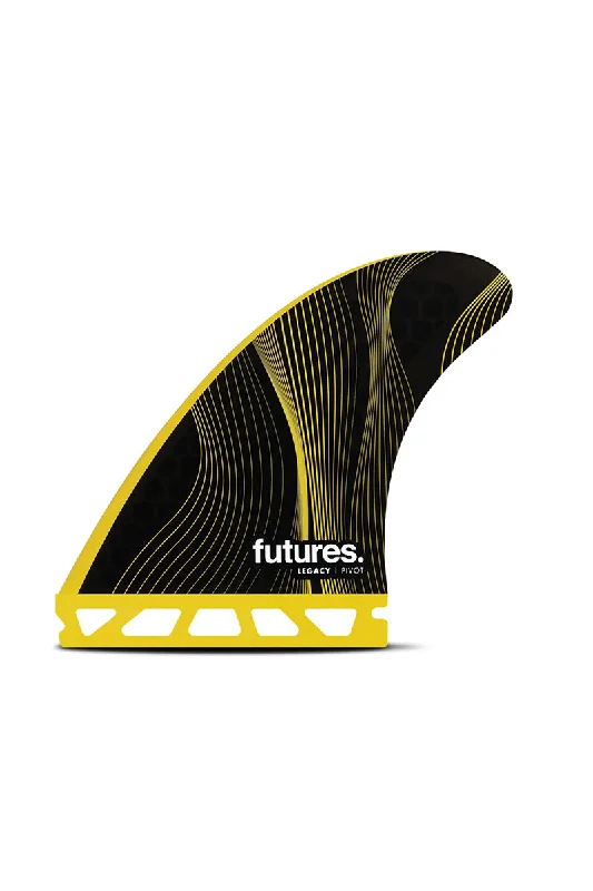 surfboard fins for smooth and efficient surfing-Futures Fins Legacy P6 HC Thruster Fin - Yellow