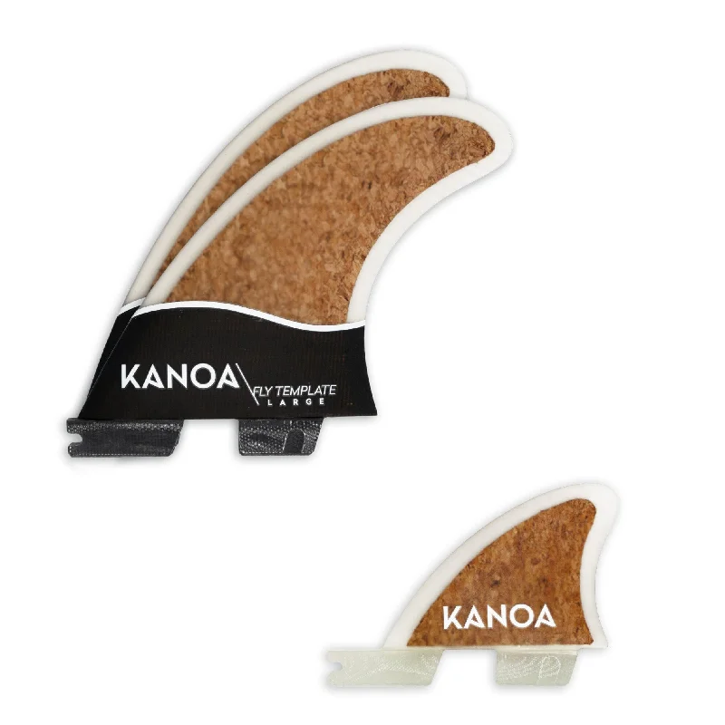 surfboard fins for balanced performance-Eco Cork River Thruster Fin Set / FCS2