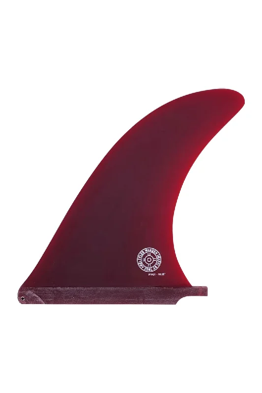 surfboard fins for deeper, more controlled bottom turns-True Ames 10.25" Tyler Warren Pivot Fin - Red