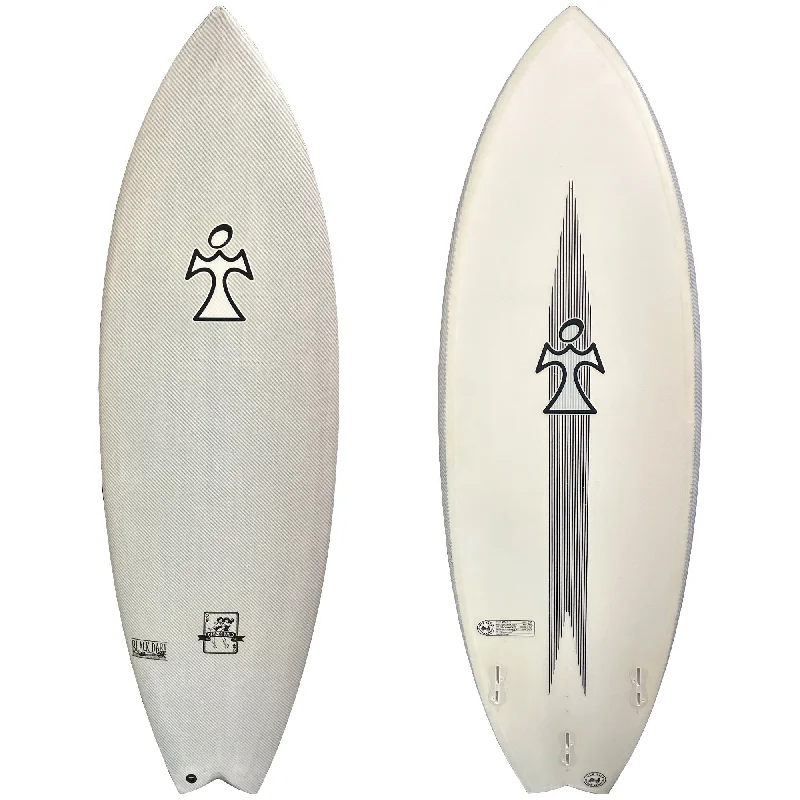 surfboards with quad-fin setups for speed-Inspired Deuces Wild Black Dart 5'4 Consignment Surfboard - FCS II