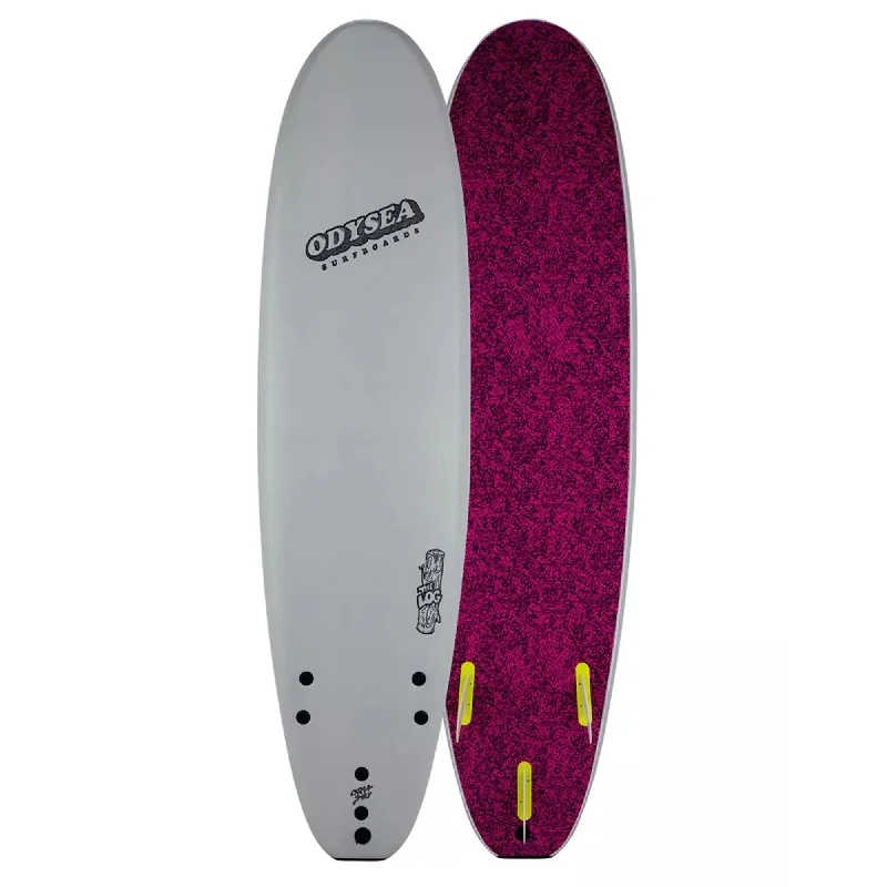 surfboards with high-performance concave shapes-Catch Surf Odysea Log 7'0 Soft Surfboard - Cool Grey