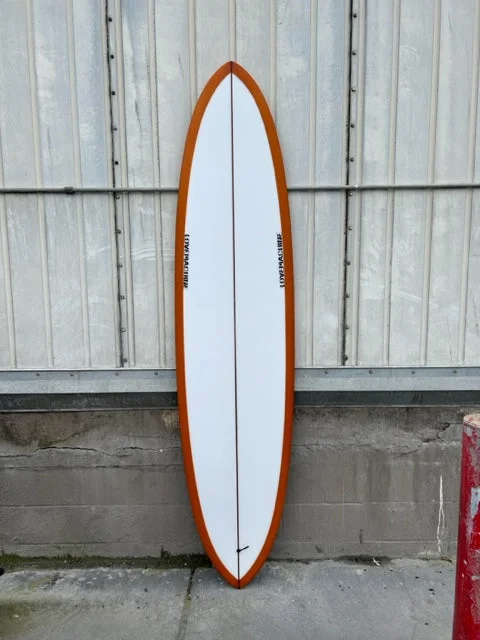 surfboards for carving up the wave face-LOVE MACHINE 7'10 LIZZY - ORANGE