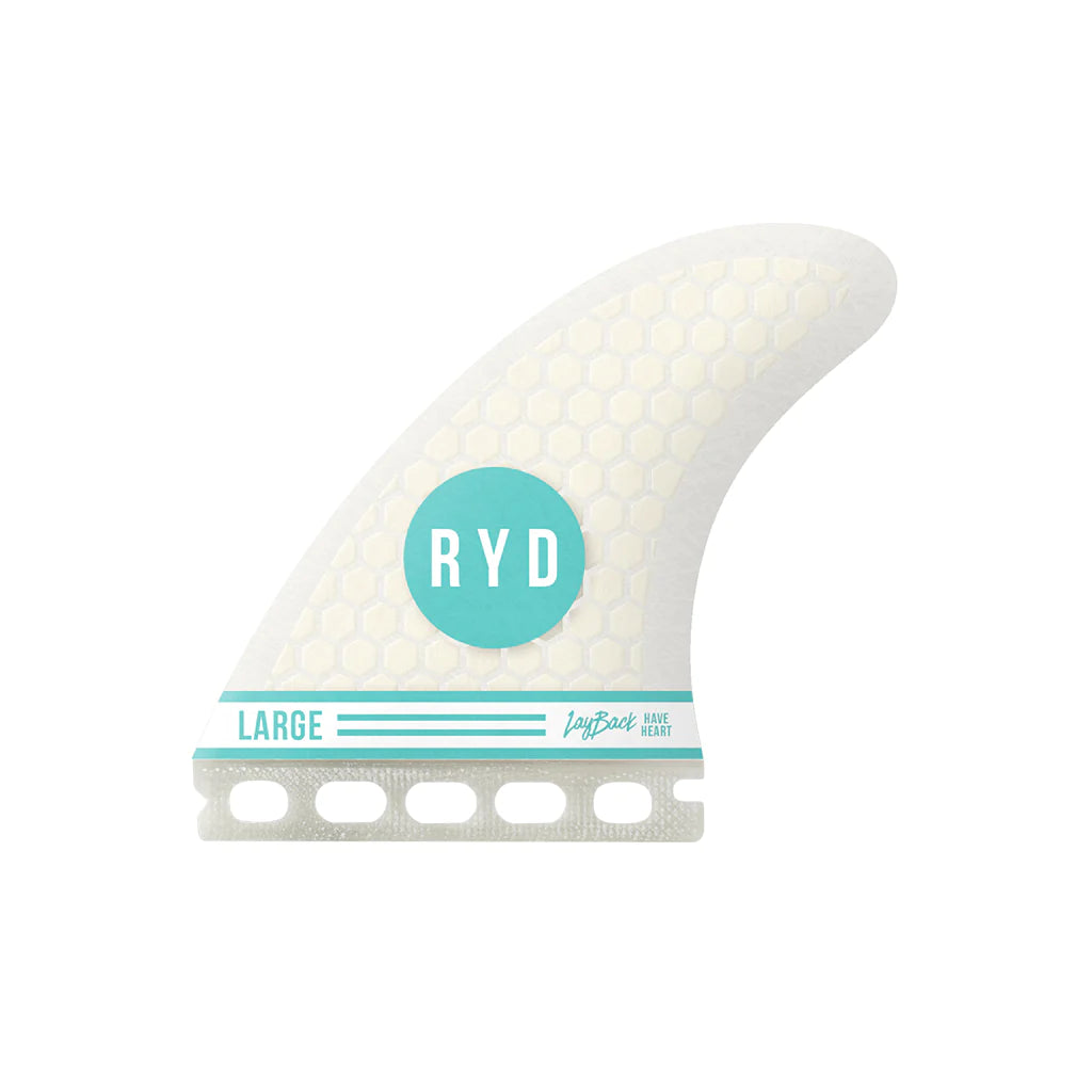 surfboard fins for faster transitions between waves-RYD Surf Fins Thruster Set - Honeycomb Fiberglass - Futures