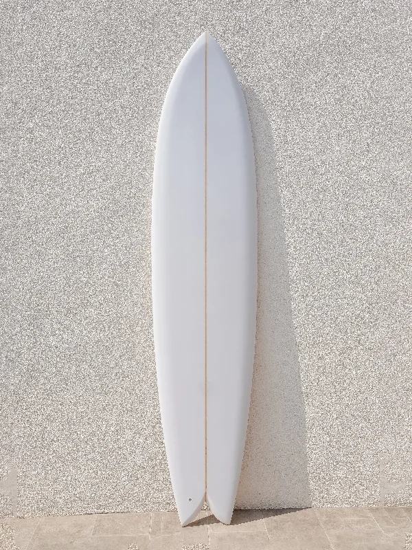 surfboards for superior edge control-Deepest Reaches | 8’8” Mega Fish Clear Surfboard