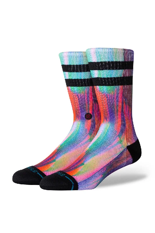 surf clothing for quick-dry comfort-Stance X Melissa Poly Crew Socks - Roma - Multi