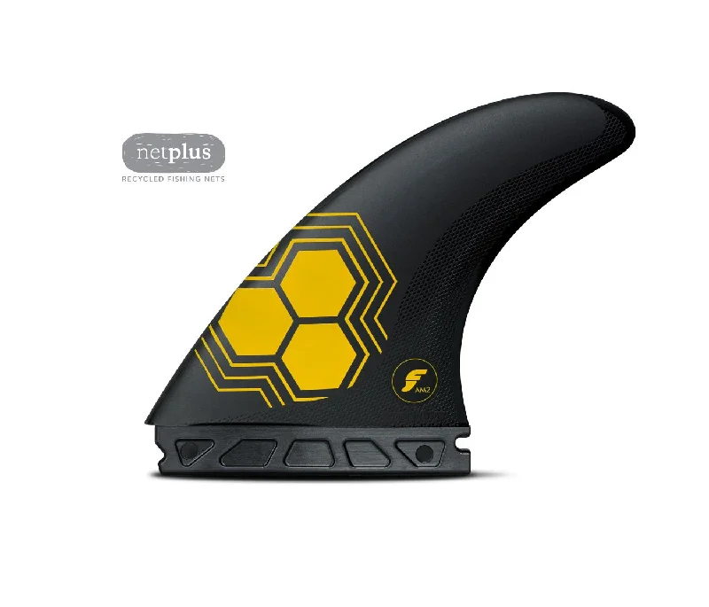 surfboard fins for easy removal and adjustments-Futures AM2 Thruster Alpha Surfboard Fin