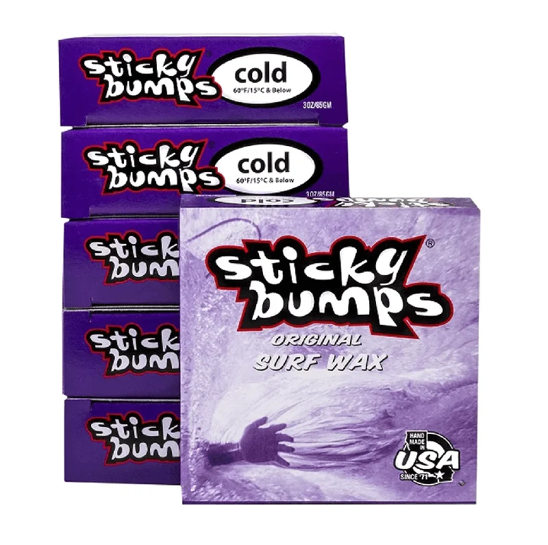 surf clothing with built-in hood for extra protection-Stick Bumps Original Surf Wax Cold