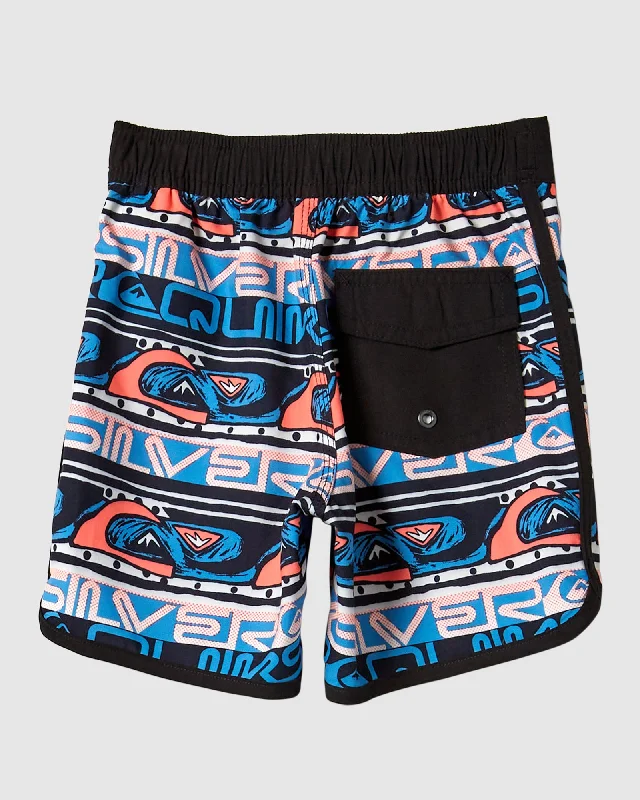 surf clothing for all-day wear at the beach-Boys 2-7 Everyday Scallop 12" Boardshorts