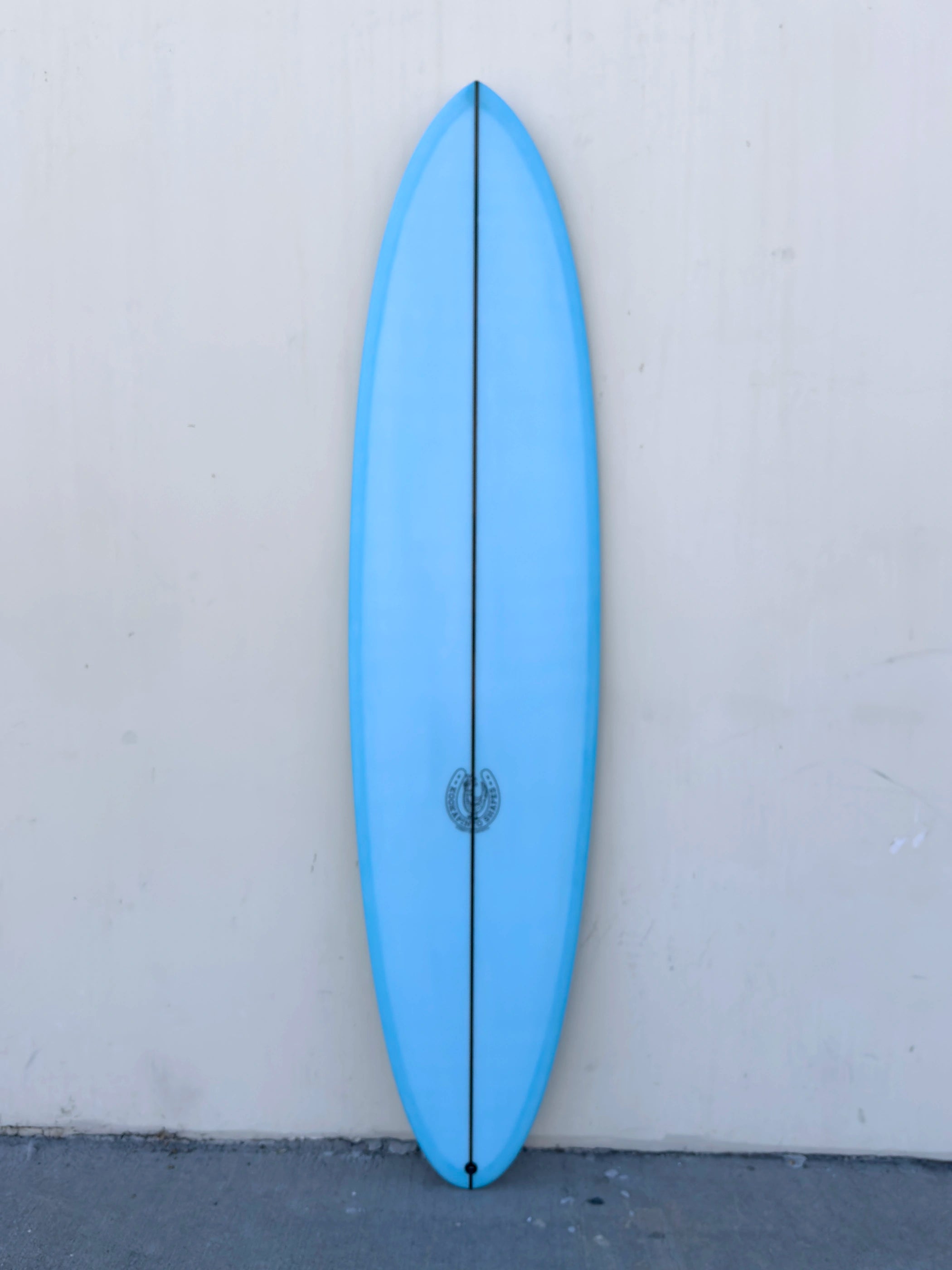 surfboards for comfortable long-distance paddling-7'8" Thin Twin Blue Tint Surfboard