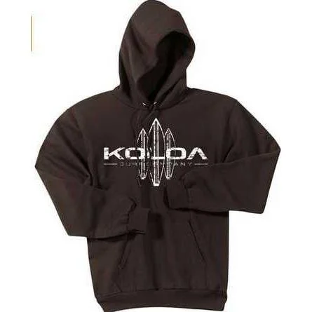 surfboards for easy handling in choppy waters-Koloa Surf Co. Vintage Surfboard Pullover Hooded Sweatshirt