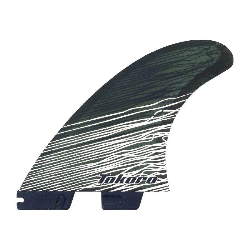 surfboard fins for increased grip and control in the water-FCS TOKORO TRI FINS 2022