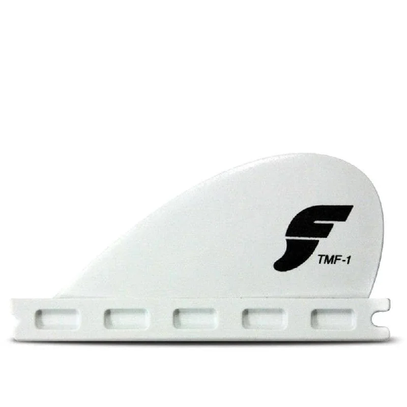 surfboard fins with stiff flex for speed-Futures TMF-1 Knubster Trailer Fin White O/S (one size)