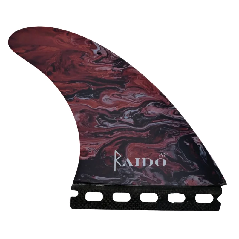 surfboard fins for better rail-to-rail performance-Raido x Hayden Athlete Series R7 Thruster Fins