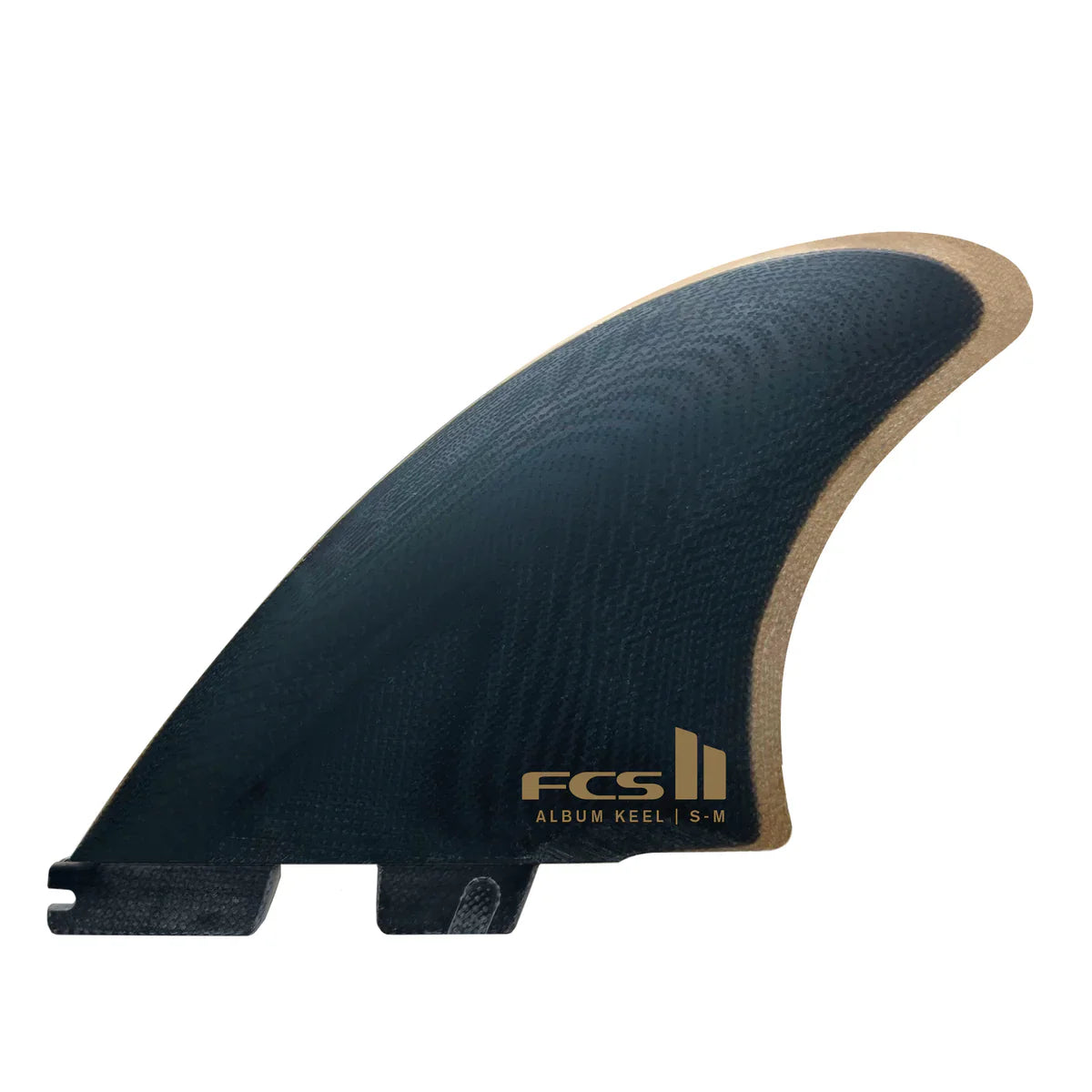 surfboard fins for smooth transitions between waves-FCS II PG Album Keel Black - S-M