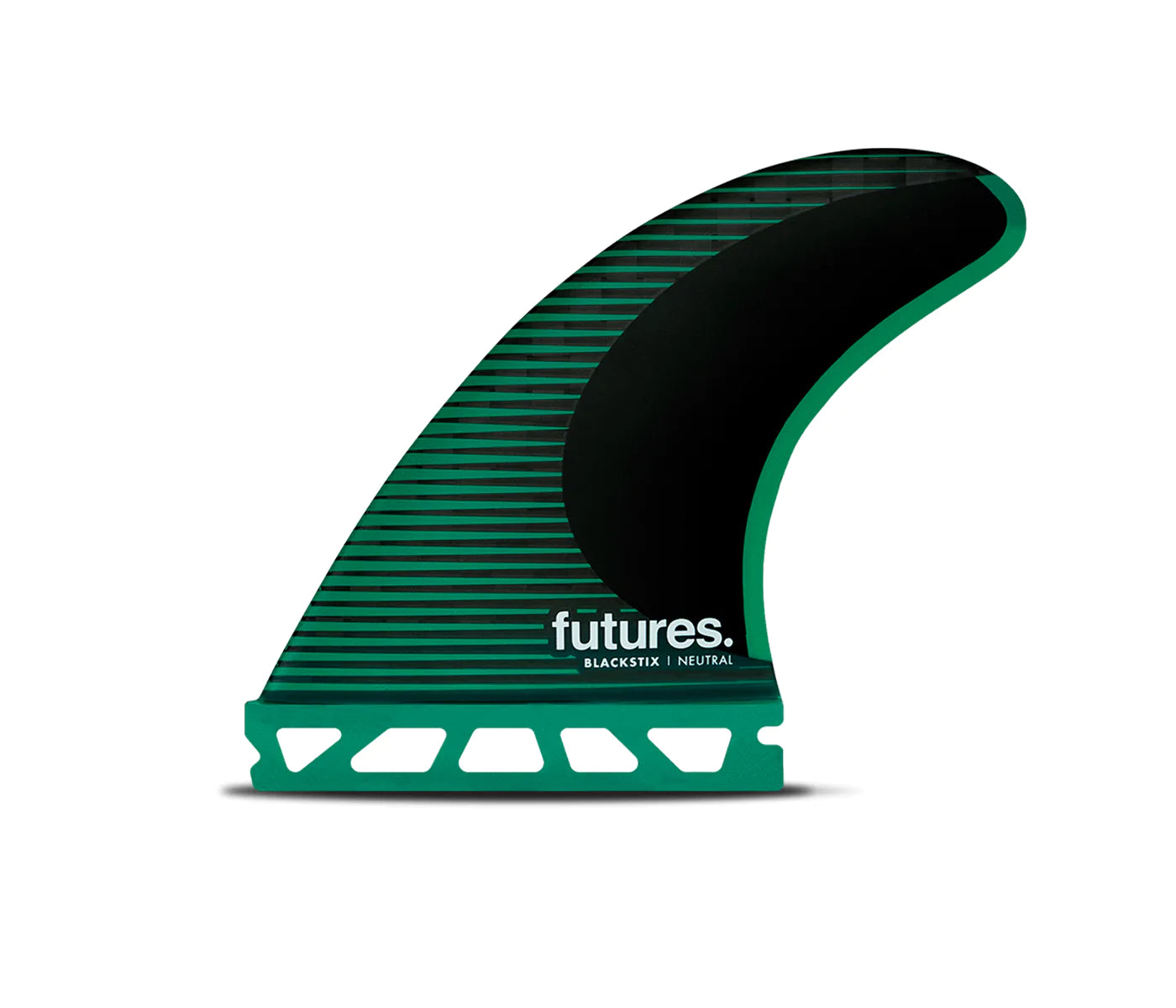 surfboard fins for fast response in waves-Futures F6 Blackstix