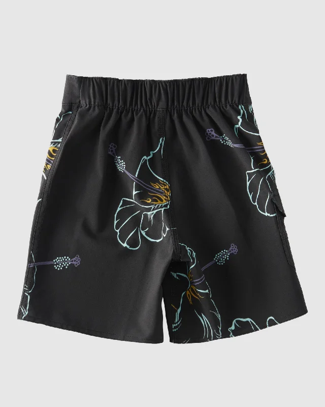 lightweight surf clothing for warm water-Boys 0-7 Sundays Pro Boardshorts