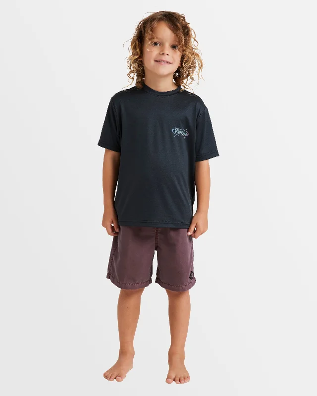 surf clothing for eco-conscious surfers-Boys 0-7 Cross Boards Rash Vest