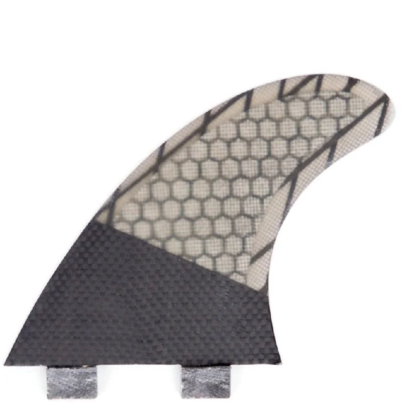 surfboard fins with universal compatibility-Surfboard Fins Thruster - The split grey - Carbon Fiber Fins