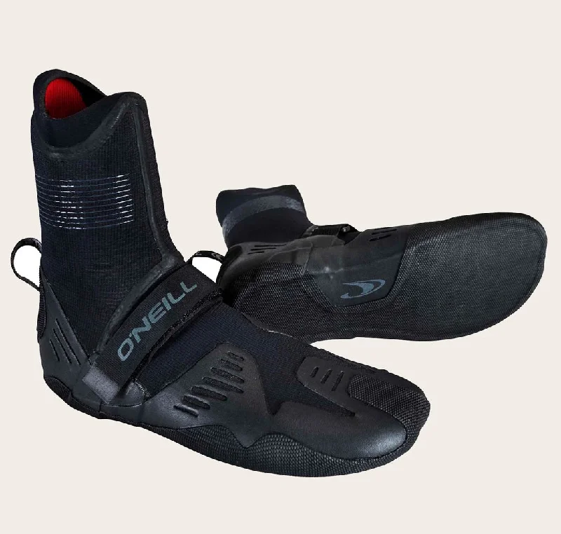 surfboards for longer-lasting rides-O'Neill Psycho Tech 7mm Round Toe Surf Boots