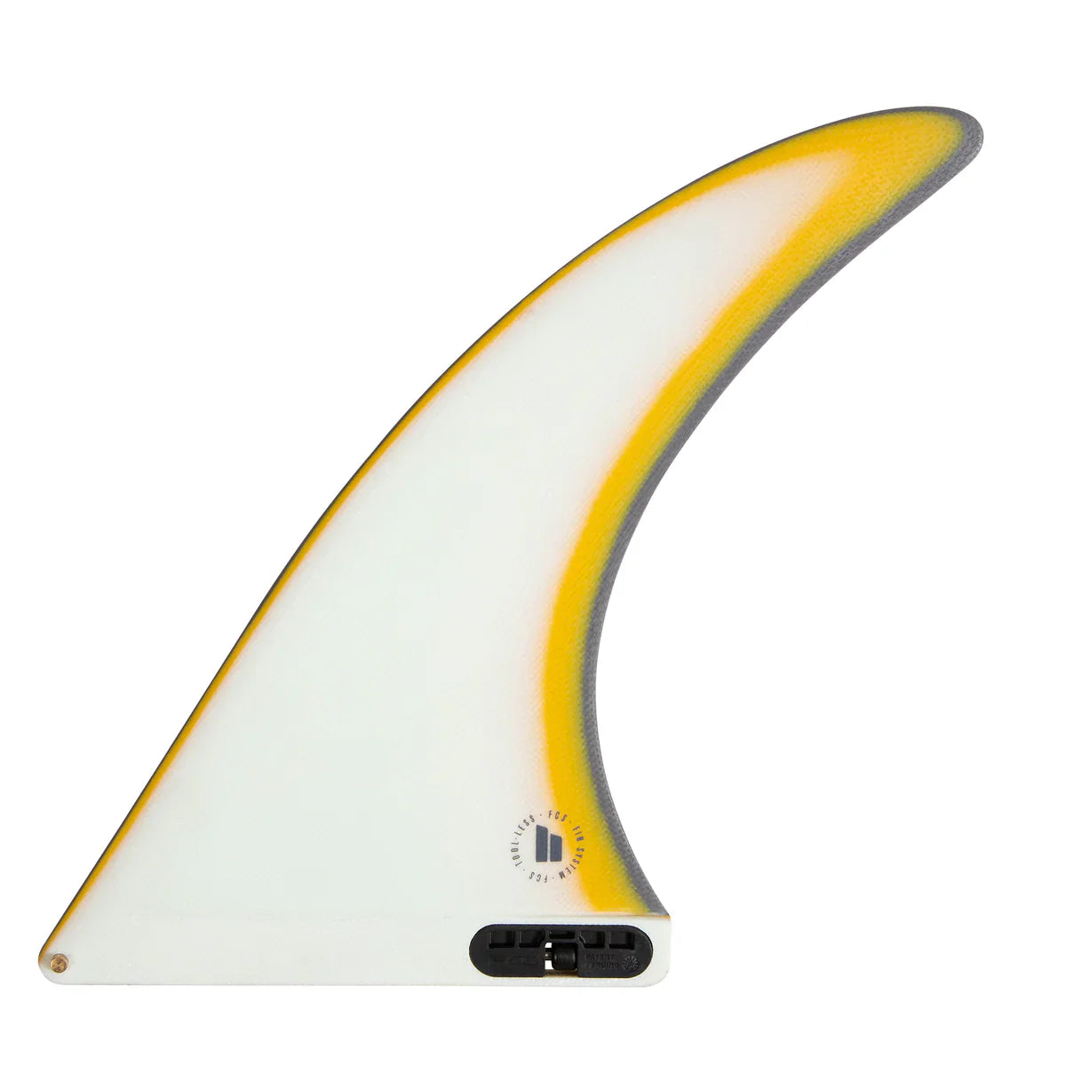 surfboard fins for deeper, more controlled bottom turns-FCS II Flow PG Longboard Fin - Mango