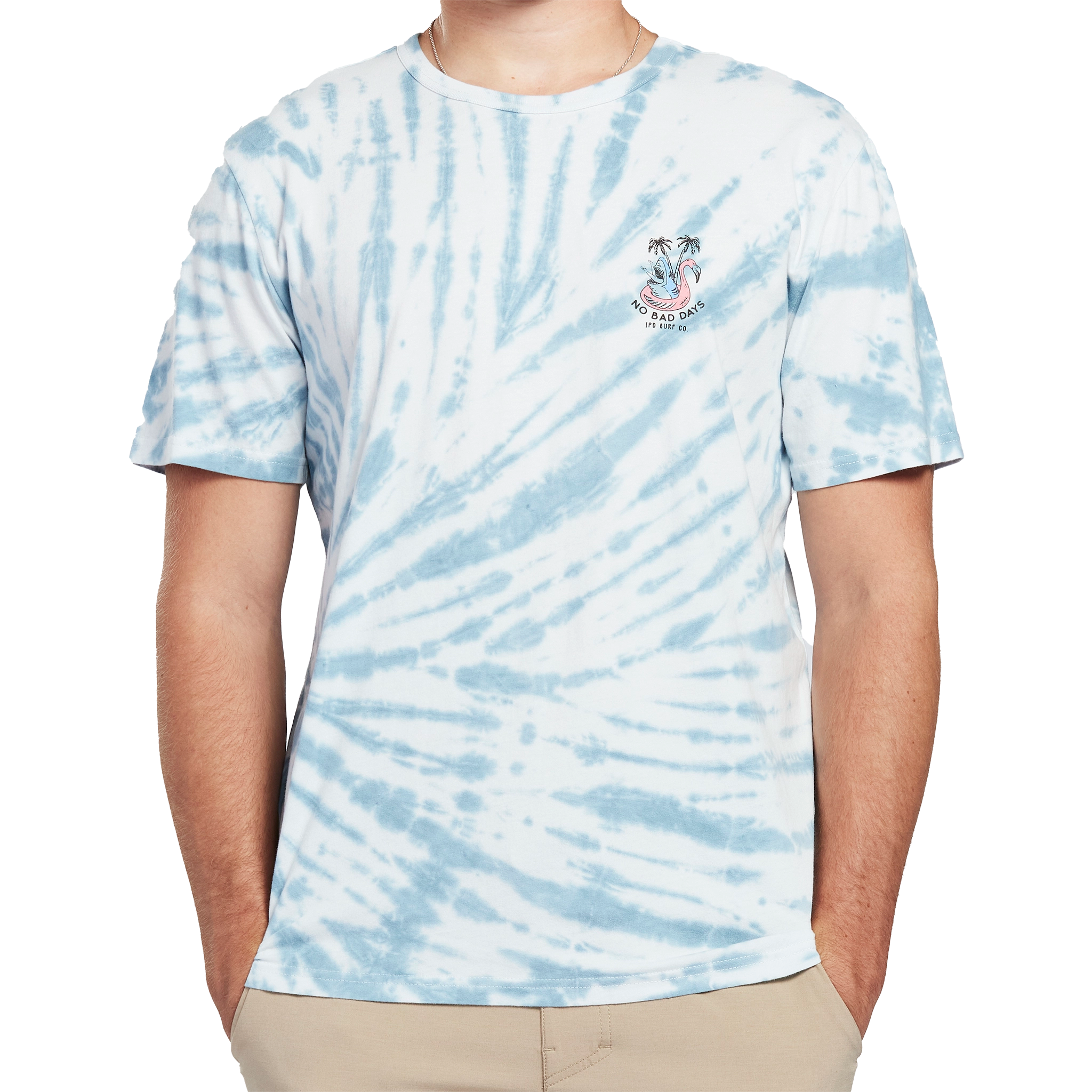 surf clothing with built-in water resistance-NO BAD DAYS SHORT SLEEVE TEE