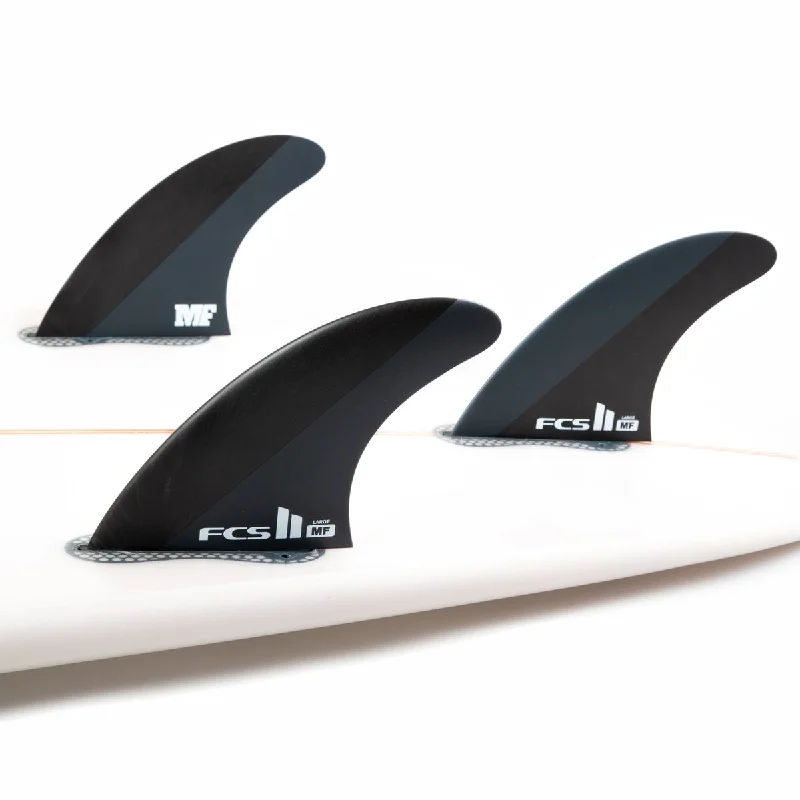 surfboard fins for quick turns and sharp cuts-FCS MICK FANNING NEO CARBON TRI FINS 2022