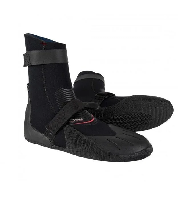 surfboards with low drag for increased speed-O'Neill Heat 7mm Round Toe Surf Boots