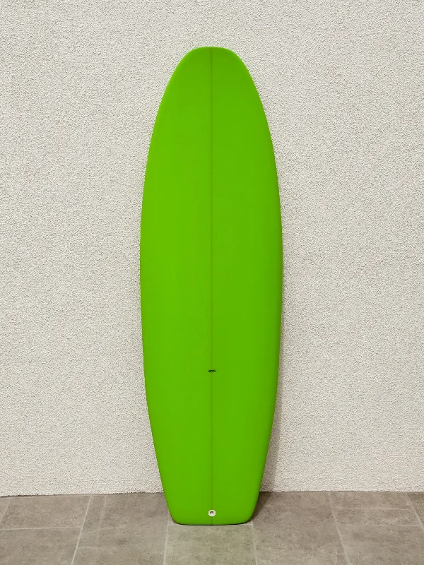 best surfboards for beginners-STPNK | Planing Hull 5’6” Lime Green Surfboard