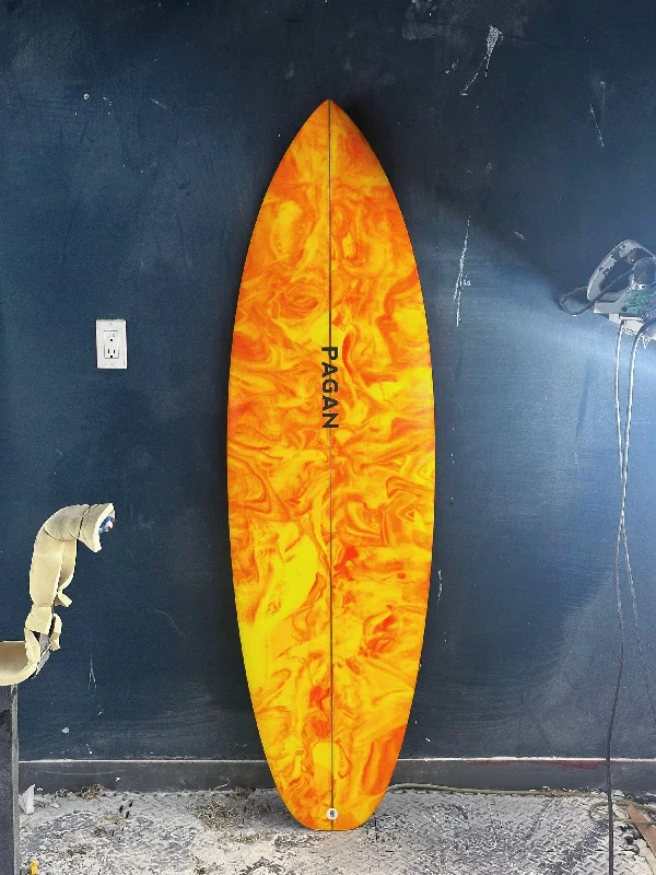 surfboards for improved wave acceleration-5'7" Sandbar Thruster Surfboard