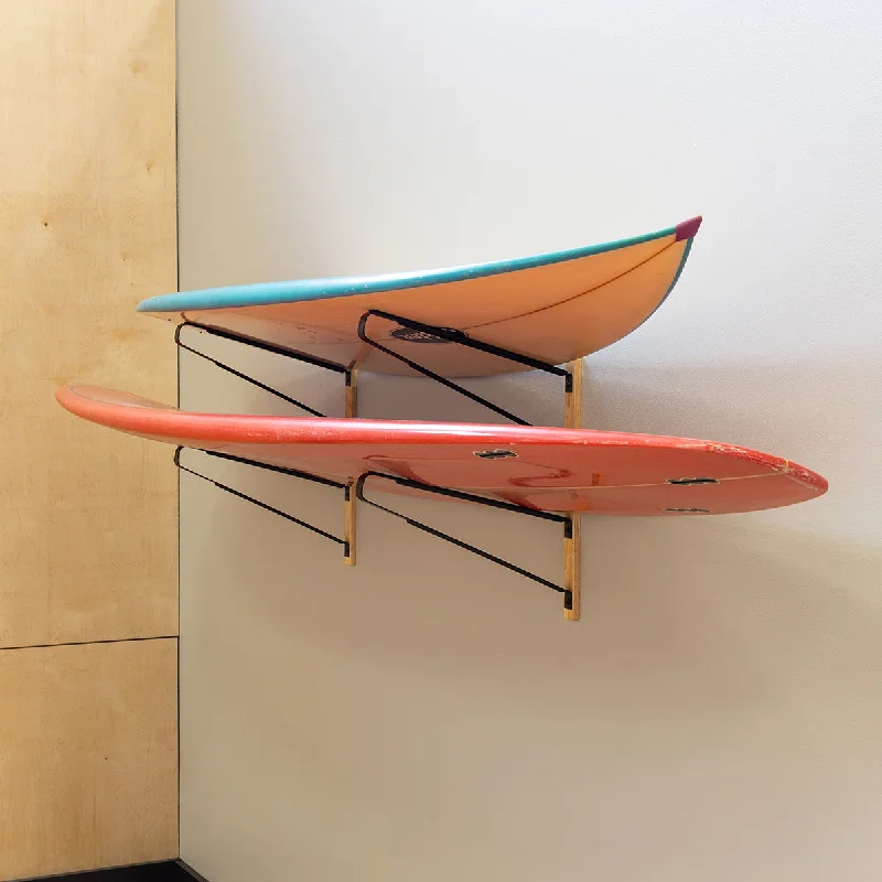 surfboards with extra grip for better traction-Avon Surfboard Wall Rack | 2 Levels