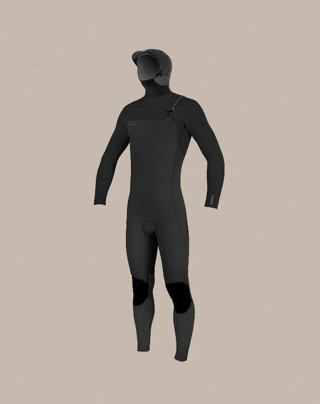 best surf wetsuits for comfort and warmth-O'Neill Hyperfreak 4/3+MM Chest Zip w/Hood Full Suit