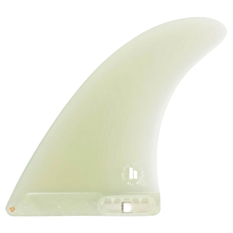 surfboard fins with multi-fin setups for control-FCS II Single Fin PG Longboard Fin - Clear