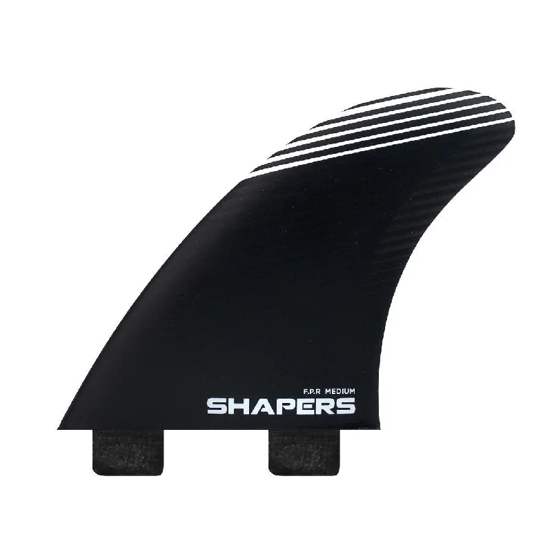 surfboard fins for maximum stability-Shapers Fins FPR Medium Thruster Set FCS Compatible