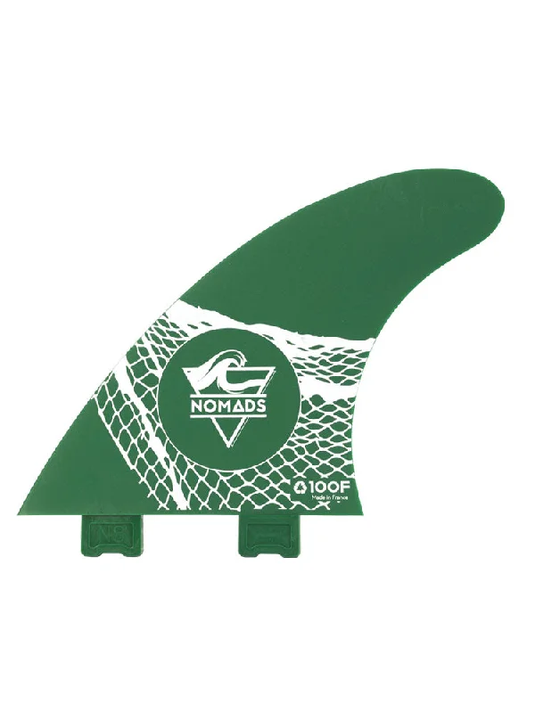 surfboard fins for tight turns and quick maneuvers-Nomads 100% recycled Soft Mesh Fins Double Tab Thruster - Medium