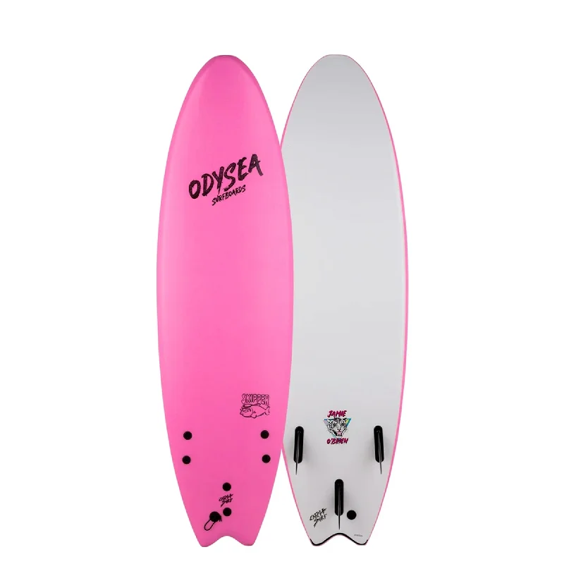 surfboards for smoother water flow-Catch Surf Odysea Skipper Basic JOB Pro Thruster 6'0 Soft Surfboard - Pink