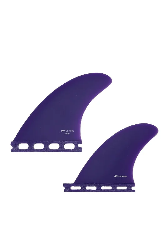 surfboard fins with increased maneuvering capabilities-True Ames Quad Fin Set - Purple