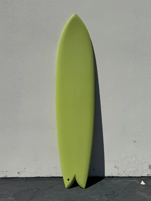 surfboards with high-precision rocker profiles-Deepest Reaches | 8’0" Mega Fish Lime Green Surfboard