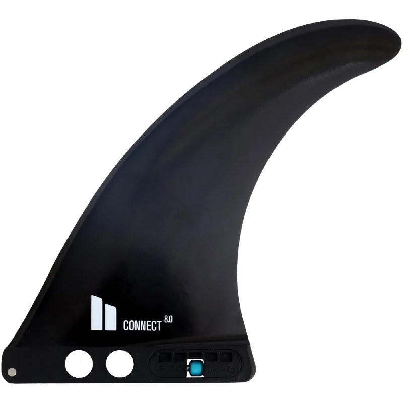 surfboard fins with flexible tips for high-performance turns-Connect GF | All Sizes | Black