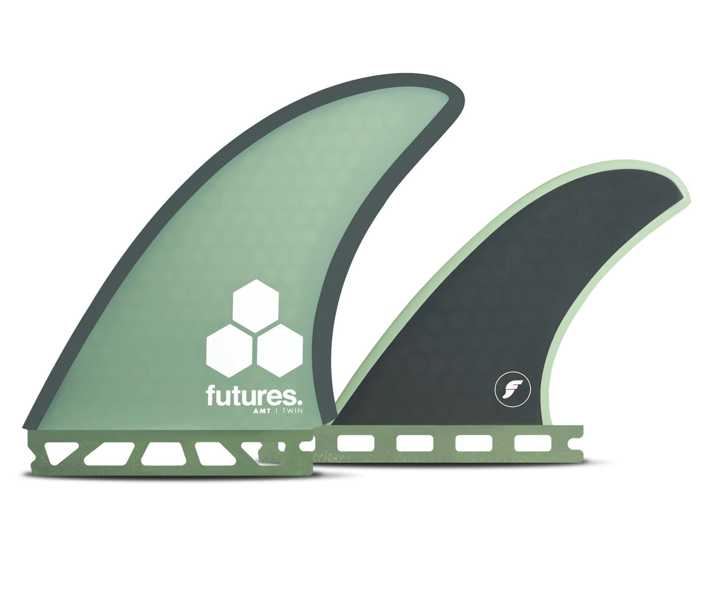 surfboard fins with larger surface area for stability-Futures Al Merrick Twin Surfboard Fins