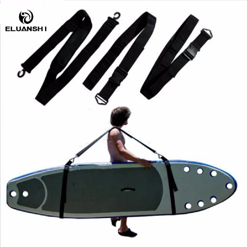 surfboards for smooth carving-Adjustable Stand Up Paddleboard Easy Sling Board Carrier Surf shorts Surfboard Carry Strap Sup swimsuit for surfing Shoulder