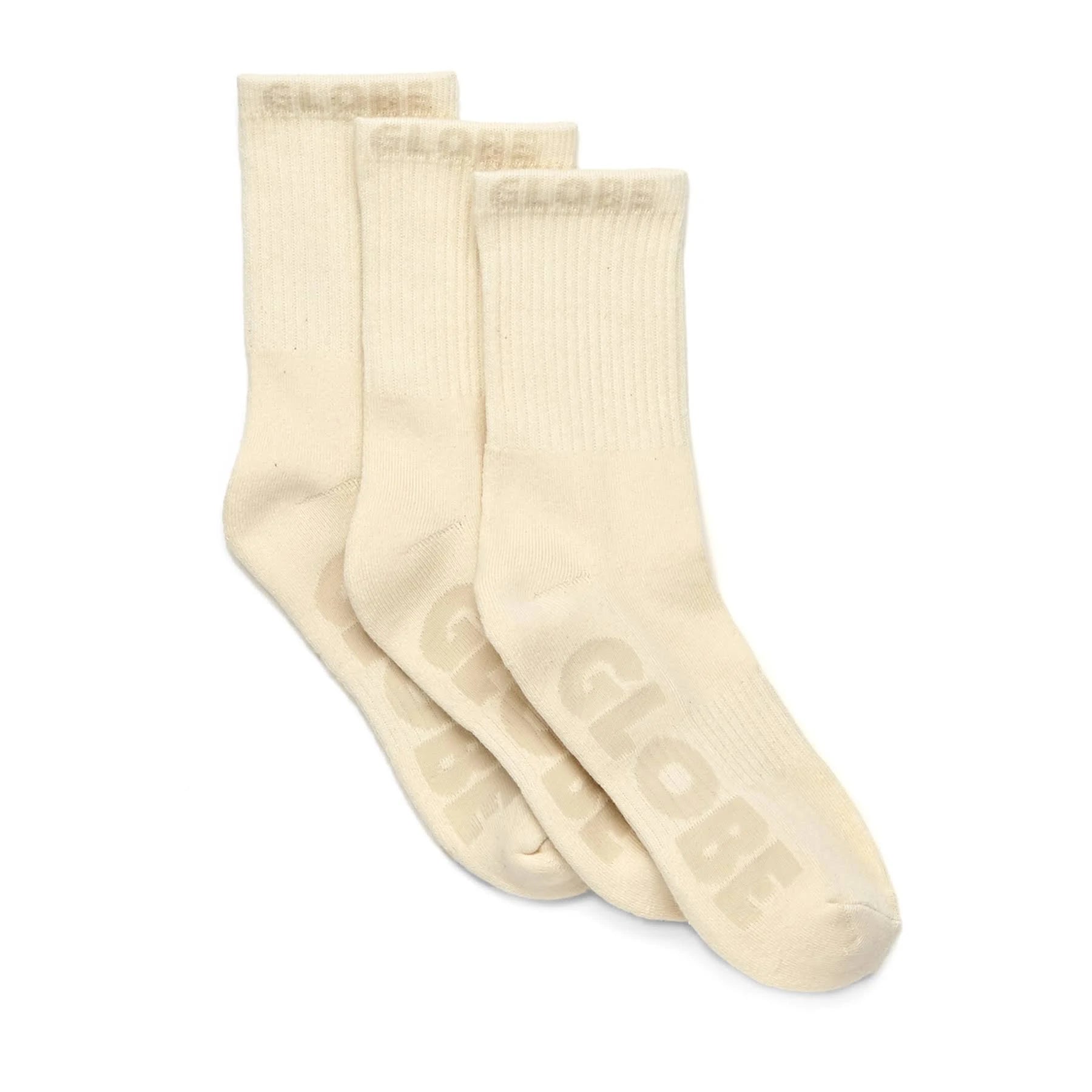 surf clothing with sun protection fabric-Bleach Free Crew Sock 3 Pack